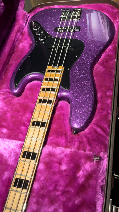 Baixo Jazz Precision Purple Sparkle 4 Cordas - Pinheiro Guitars