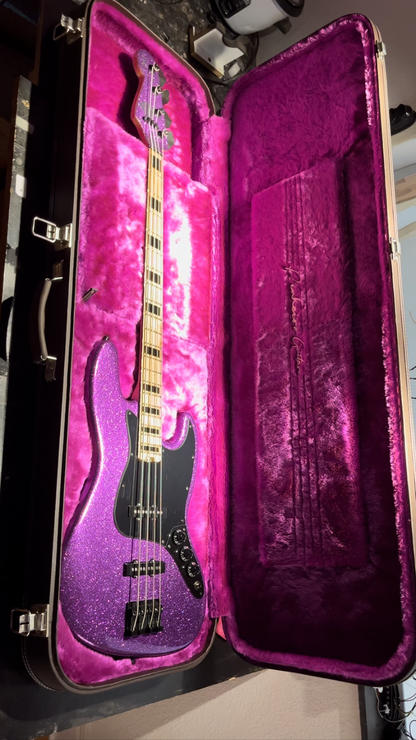 Baixo Jazz Precision Purple Sparkle 4 Cordas - Pinheiro Guitars