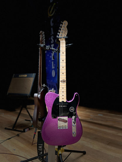 Guitarra Tele Purple Sparkle P90/Katana - Pinheiro Guitars