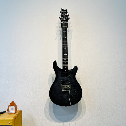 Guitarra PRS CU44FLE SE Floyd Rose Custom 24 Charcoal Burst - c/Bag - Semi Nova