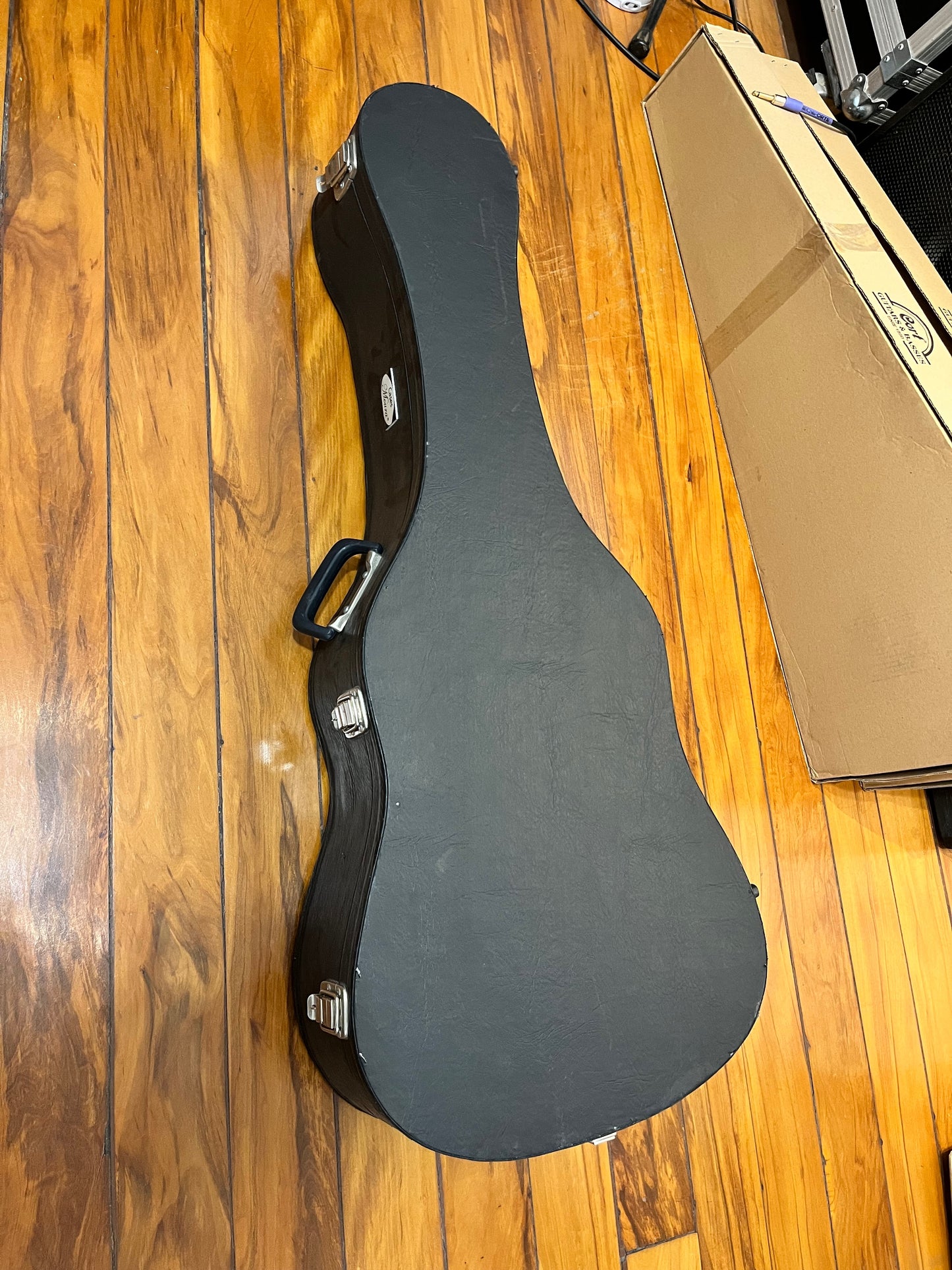 Violão Eletroacústico Crafter Aço HD-100CE OPN com Case Moura - Semi Novo