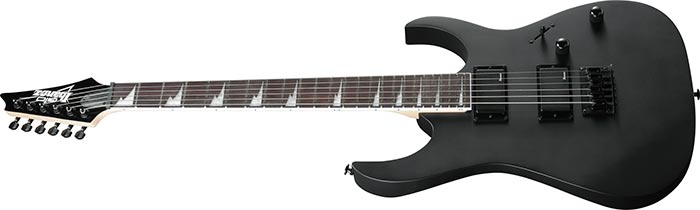 Guitarra Super Strato Ibanez GRG 121DX BKF Black Flat